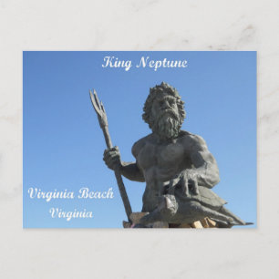 Cartão Postal King Neptune, Virginia Beach, Virginia