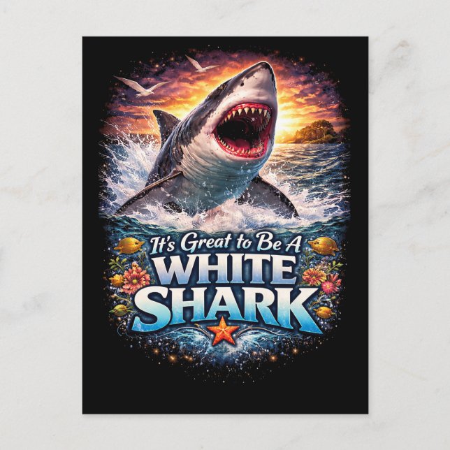Cartão Postal King of the Blue Deep (Frente)