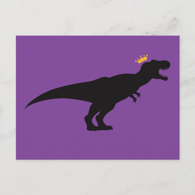Cartão Postal King T-Rex (Frente)