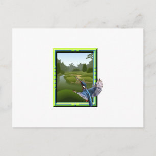 Cartão Postal Kingfisher