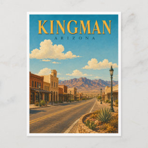 Cartão Postal Kingman Arizona Route 66 GeoSaga