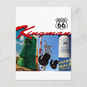 Cartão Postal Kingman Arizona Route 66 Personalize-o!