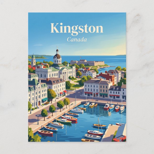 Cartão Postal Kingston Canadá (Frente)