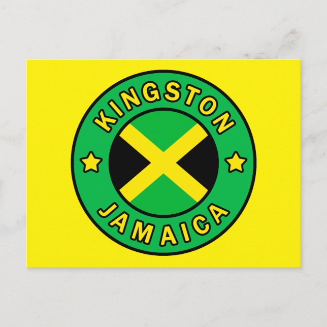 Cartão Postal Kingston Jamaica (Frente)
