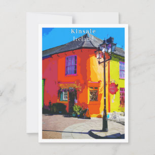 Cartão Postal Kinsale Cork Irlanda - Estilo Retroativo