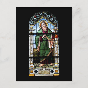 Cartão Postal Kirchenfenster Postkarte