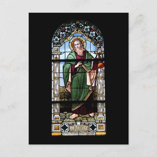 Cartão Postal Kirchenfenster Postkarte (Frente)