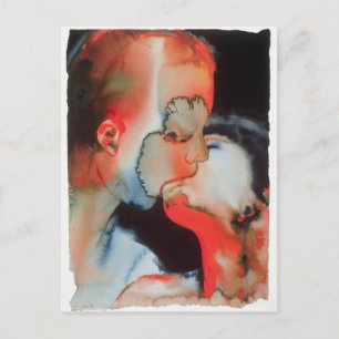 Cartão Postal Kiss de Fecho 1988