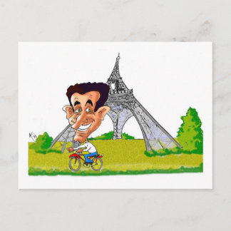 Cartão Postal Kisses de France SARKOZY