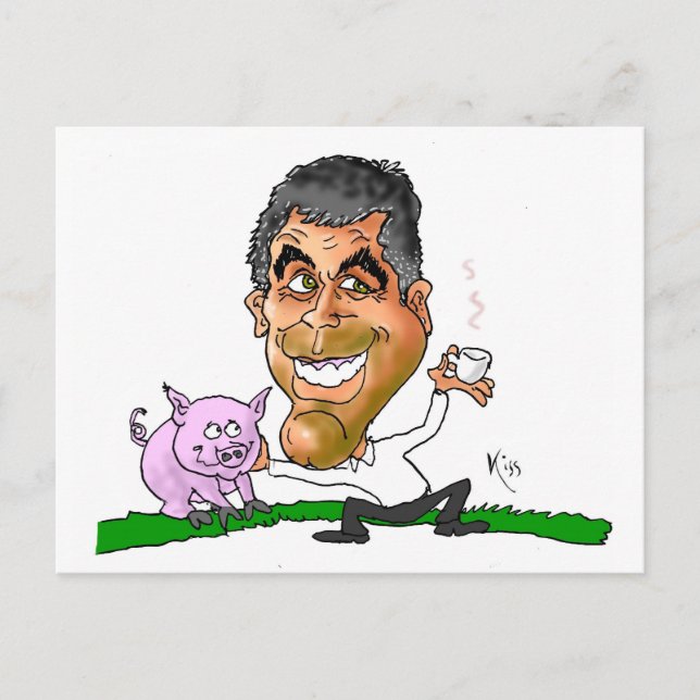 Cartão Postal Kisses de Usa GEORGE (Frente)