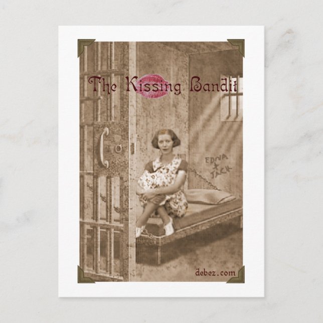 Cartão Postal Kissing Bandit (Frente)
