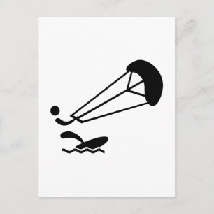 Cartão Postal Kitesurfing