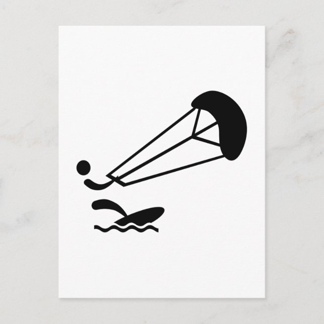 Cartão Postal Kitesurfing (Frente)