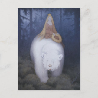 Cartão Postal Kittelsen King Valemon O urso branco CC0824
