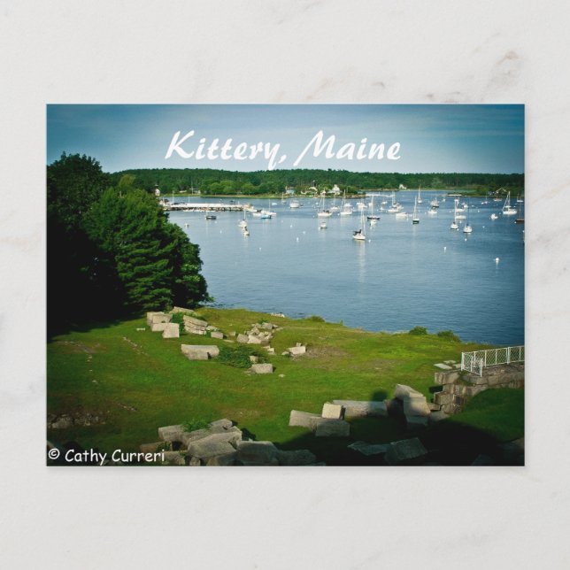 Cartão Postal Kittery, Maine Postcard (Frente)