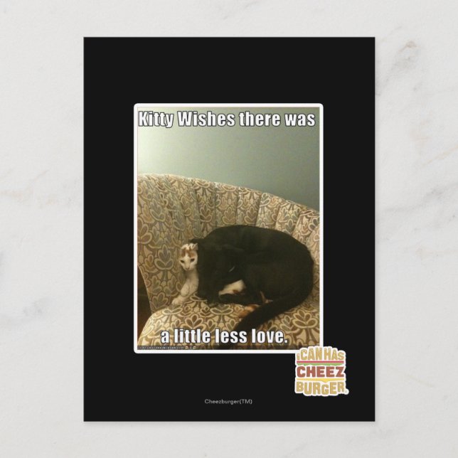 Cartão Postal Kitty Wishes (Frente)