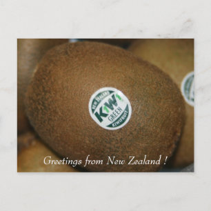 Cartão Postal kiwi