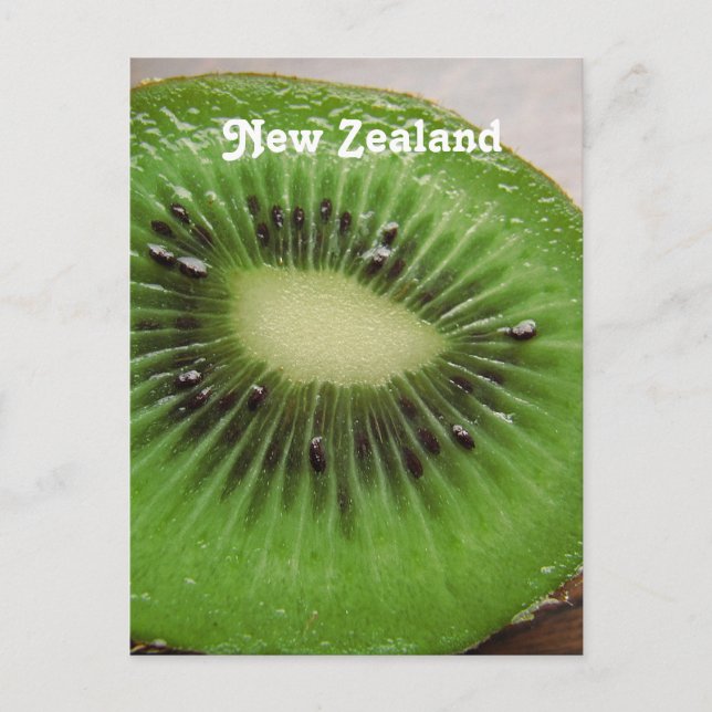 Cartão Postal Kiwi da Nova Zelândia (Frente)