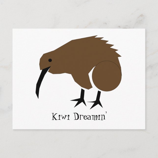 Cartão Postal Kiwi Dreamin' (Frente)