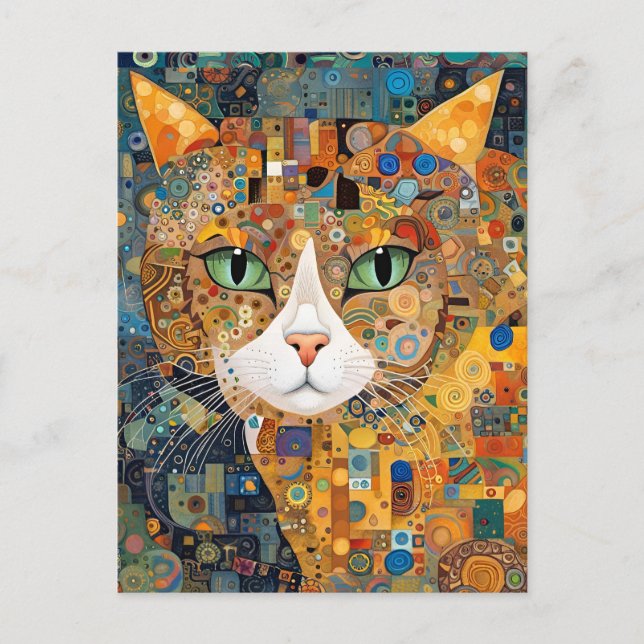 Cartão Postal Kiwi o gato (Frente)