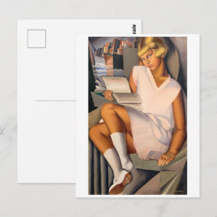 Cartão Postal Kizette en Rose   Tamara de Lempicka  