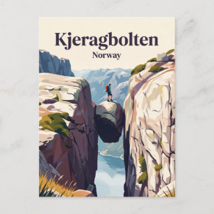 Cartão Postal Kjeragbolten Noruega