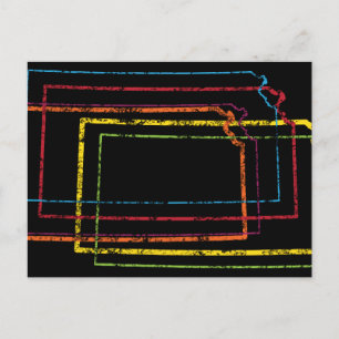 Cartão Postal kKansas pride blur
