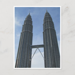 Cartão Postal kl petronas torres gêmeas