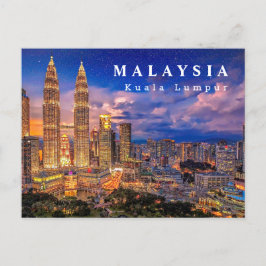 Cartão postal KLCC da Malásia