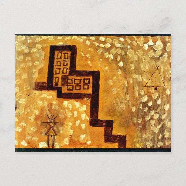 Cartão Postal Klee - A Casa do Alto (Frente)