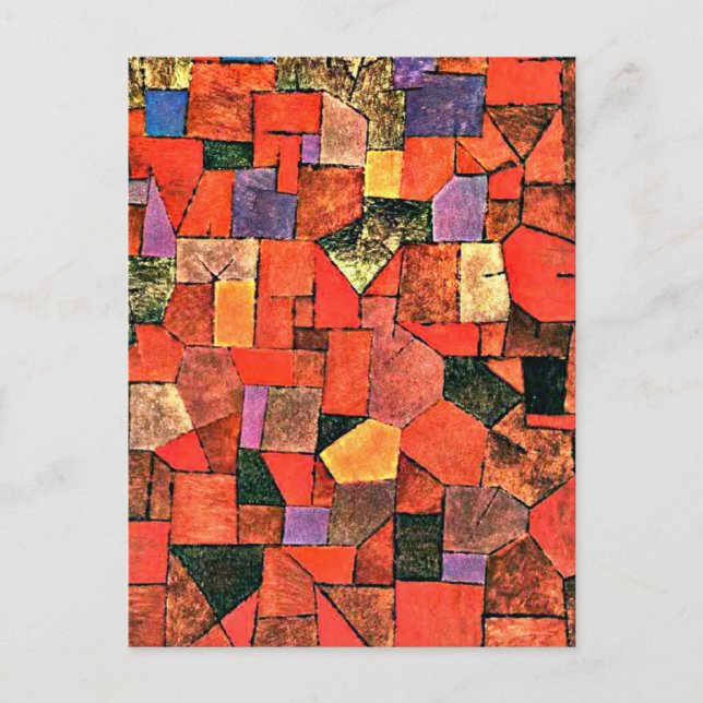 Cartão Postal Klee - Aldeia de Montanha, Autumelo (Frente)