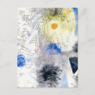 Cartão Postal Klee - Alvos no Nevoeiro