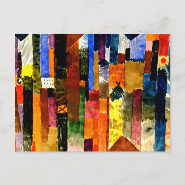 Cartão Postal Klee - Antes da Cidade (Frente)