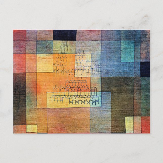 Cartão Postal Klee - Arquitetura Polifônica (Frente)