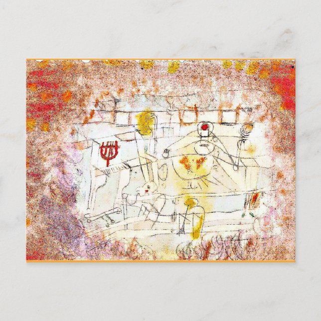 Cartão Postal Klee - Banda ruim (Frente)