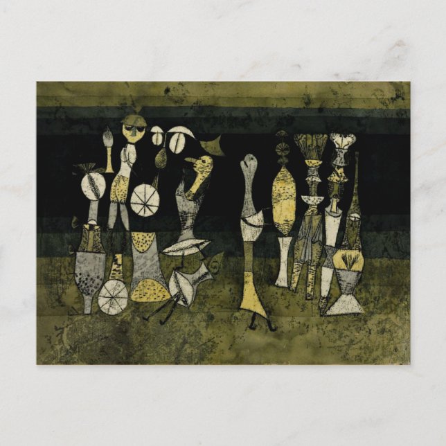 Cartão Postal Klee - Comédia (Frente)