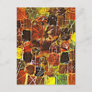 Cartão Postal Klee - Composição Cósmica,