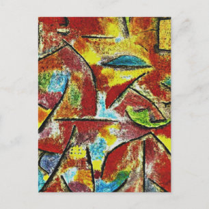 Cartão Postal Klee - Criança e tia