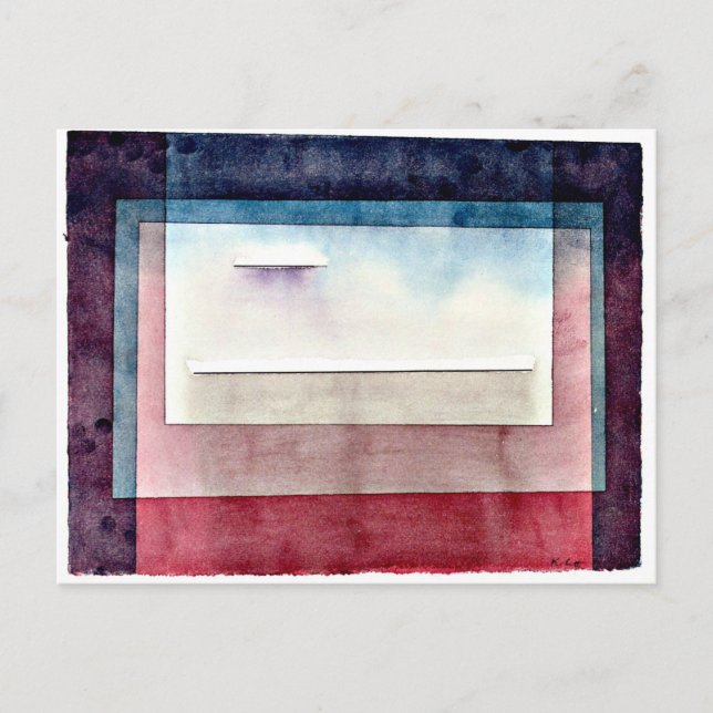 Cartão Postal Klee - Descansar (Frente)