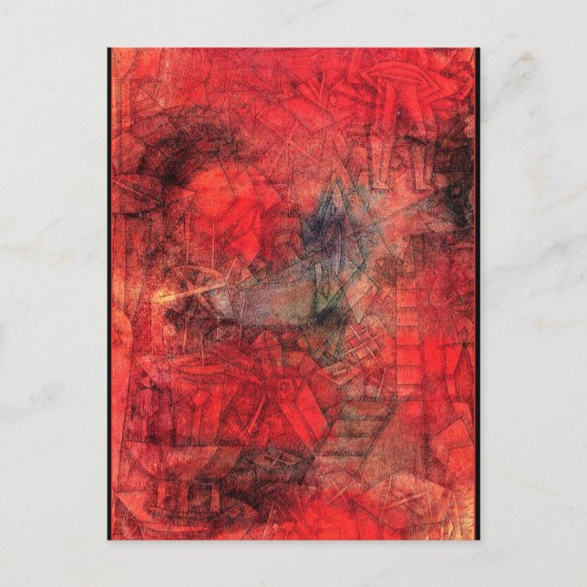 Cartão Postal Klee - Ensaio de Palcos (Frente)