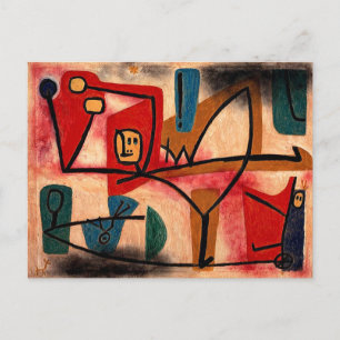Cartão Postal Klee - Exuberância Exaltada,