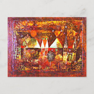 Cartão Postal Klee - Festividade Noturna