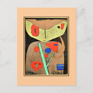 Cartão Postal Klee - Figura do Teatro Oriental