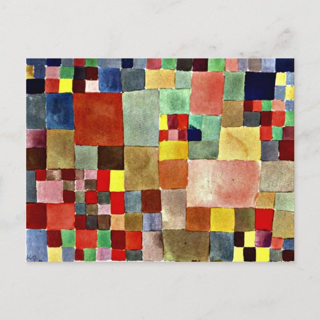 Cartão Postal Klee - Flora na Areia (Frente)