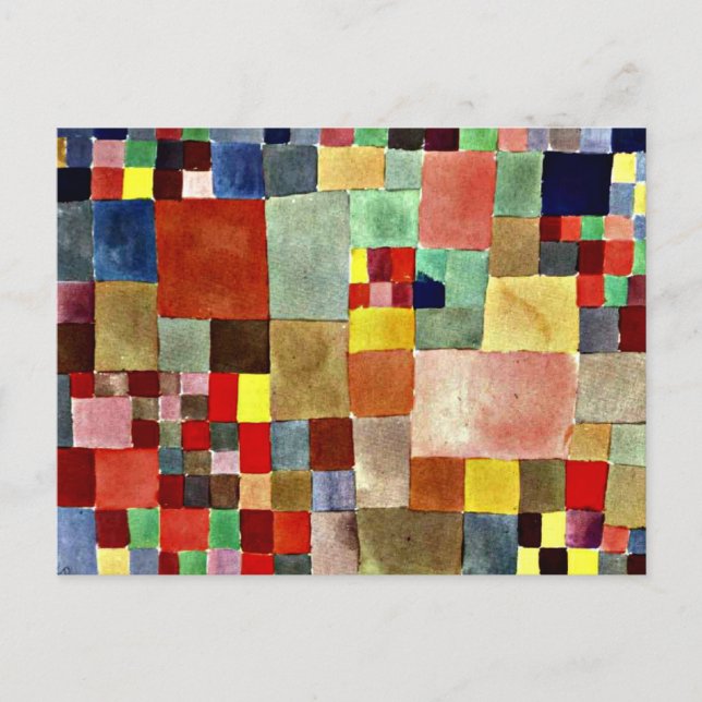 Cartão Postal Klee - Flora na Areia (Frente)