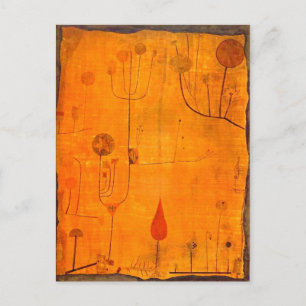 Cartão Postal Klee - Frutas em vermelho