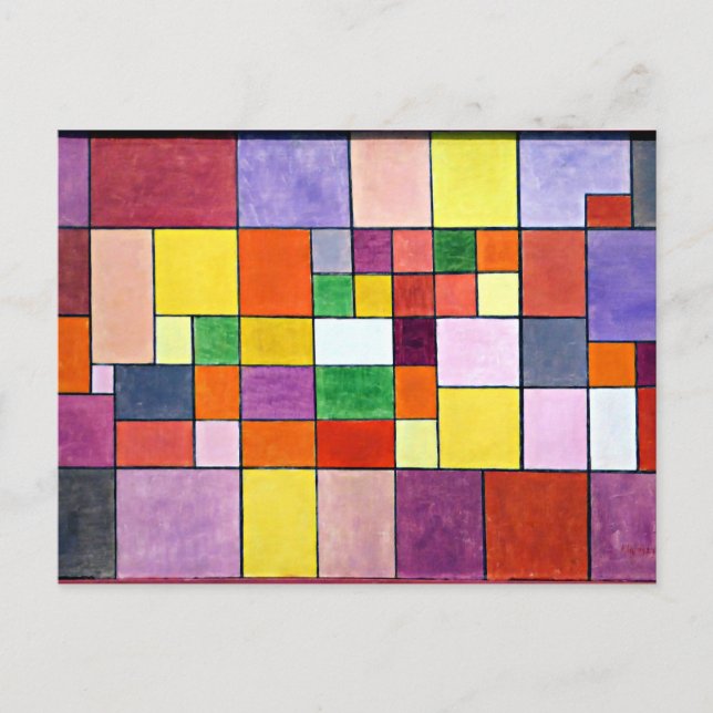 Cartão Postal Klee - Harmonia da Flora Norte (Frente)