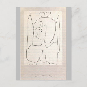 Cartão Postal Klee - Hasslicher Engel