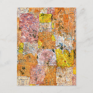 Cartão Postal Klee - Idyll Suburbano (idila da cidade do jardim)