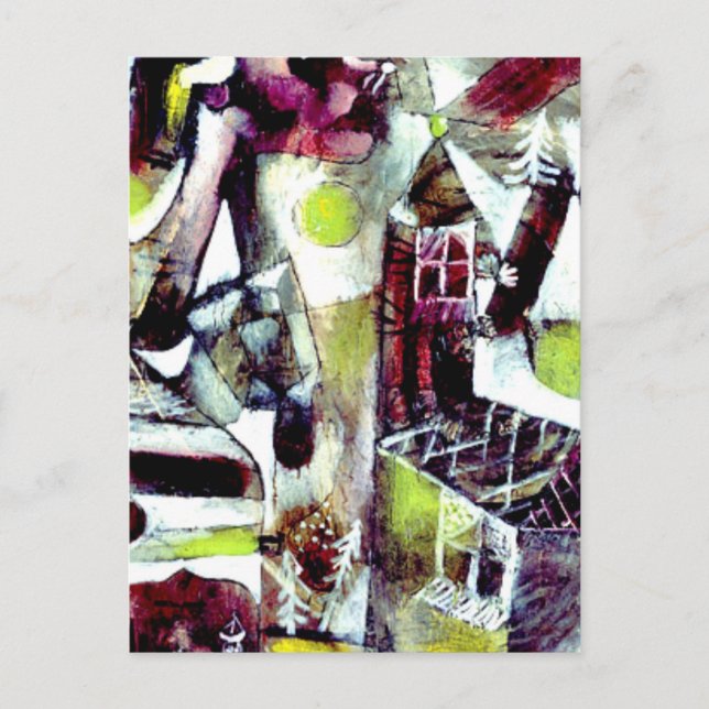 Cartão Postal Klee - Legenda do pântano (Frente)